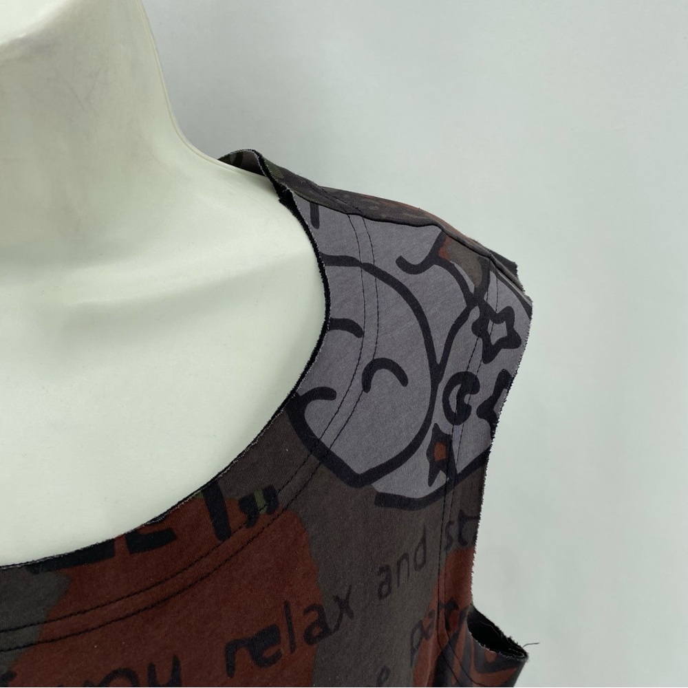 Rundholz Black Label red & green abstract print dress - Picture 4 of 11